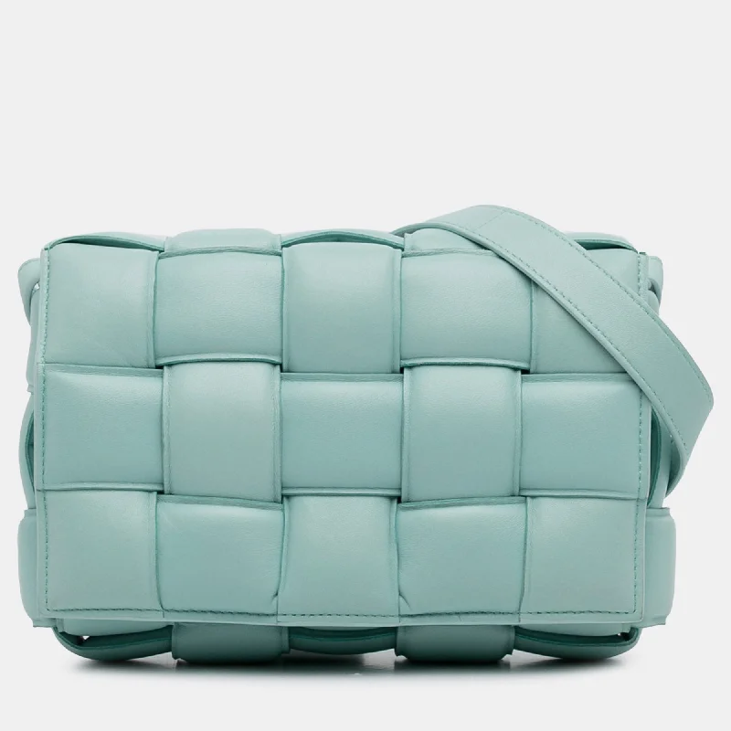 Modish Fashion Discounts Calfskin Intrecciato Padded Cassette Crossbody