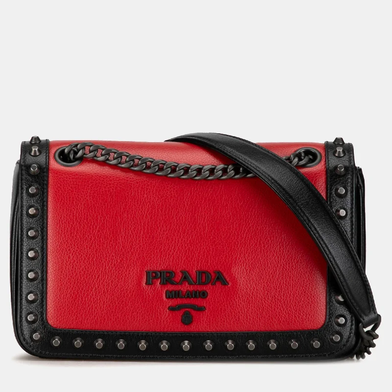Stylish And Affordable Bags For Every Occasion Studded Glace Calf Crossbody  Bag