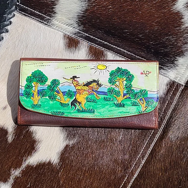 Evening Events American Darling Bronc Painted Wallet