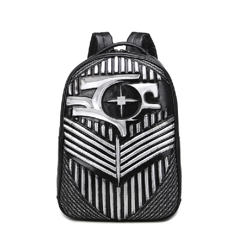 Seasonal Clearance Bags For Summer 3D Backpack Unisex Bullet Rivets Ghost Skull Backpack Laptop Travel Bag Seasonal Clearance Bags For Summer 3D Backpack Unisex Bullet Rivets Ghost Skull Backpack Laptop Travel Bag