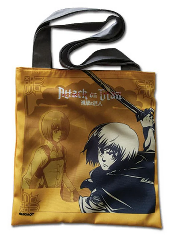 Luxury Bags For Working Professionals Attack on Titan - Yellow Armin Arlet Tote Bag (Type H) Luxury Bags For Working Professionals Attack on Titan - Yellow Armin Arlet Tote Bag (Type H)