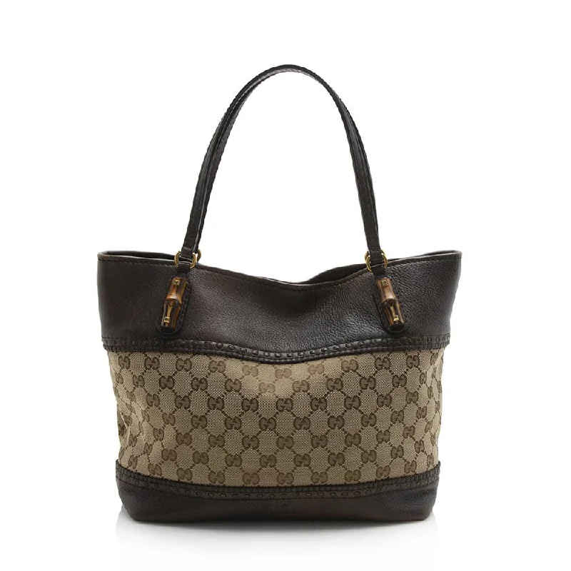Trendy Bags Gucci GG Canvas Laidback Crafty Medium Tote (SHF-12077)
