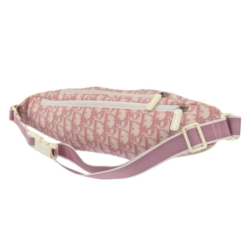 Lightweight And Functional Bags For Travel And Work Christian Dior Bag Women's Waist Trotter Nylon Pink White Lightweight And Functional Bags For Travel And Work Christian Dior Bag Women's Waist Trotter Nylon Pink White