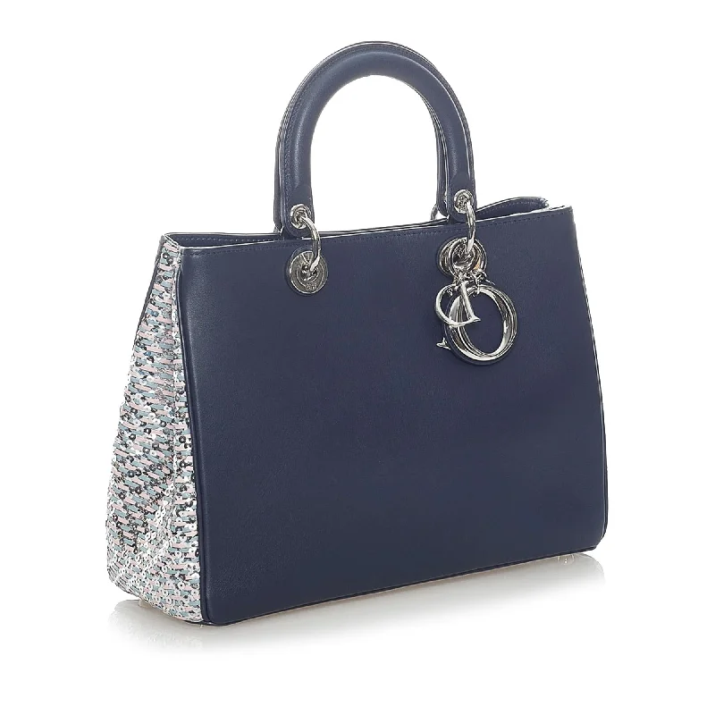 Bags With Seasonal Sales Dior Diorissimo Leather Satchel (SHG-37597)