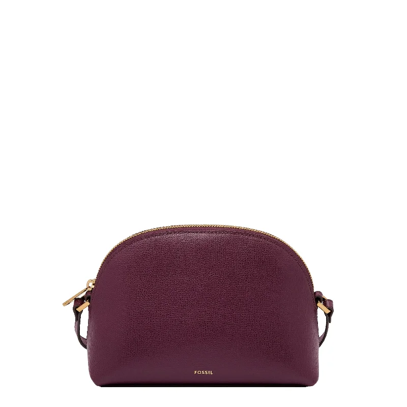 Luxury Seekers Fossil Women's Bri Leather Dome Crossbody