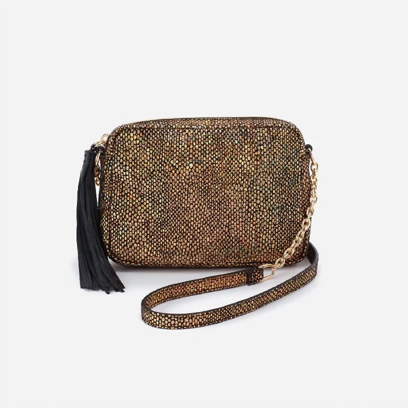 Minimalist Leather Bag For Modern Aesthetics Renny Small Crossbody Bag In Disco Print Minimalist Leather Bag For Modern Aesthetics Renny Small Crossbody Bag In Disco Print